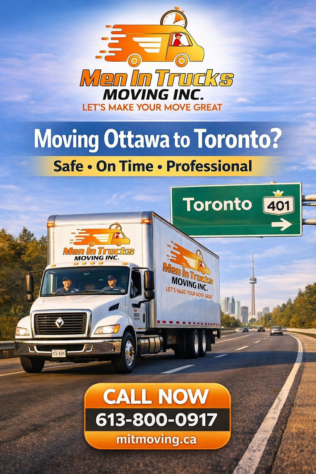 Men In Trucks Ottawa moving truck