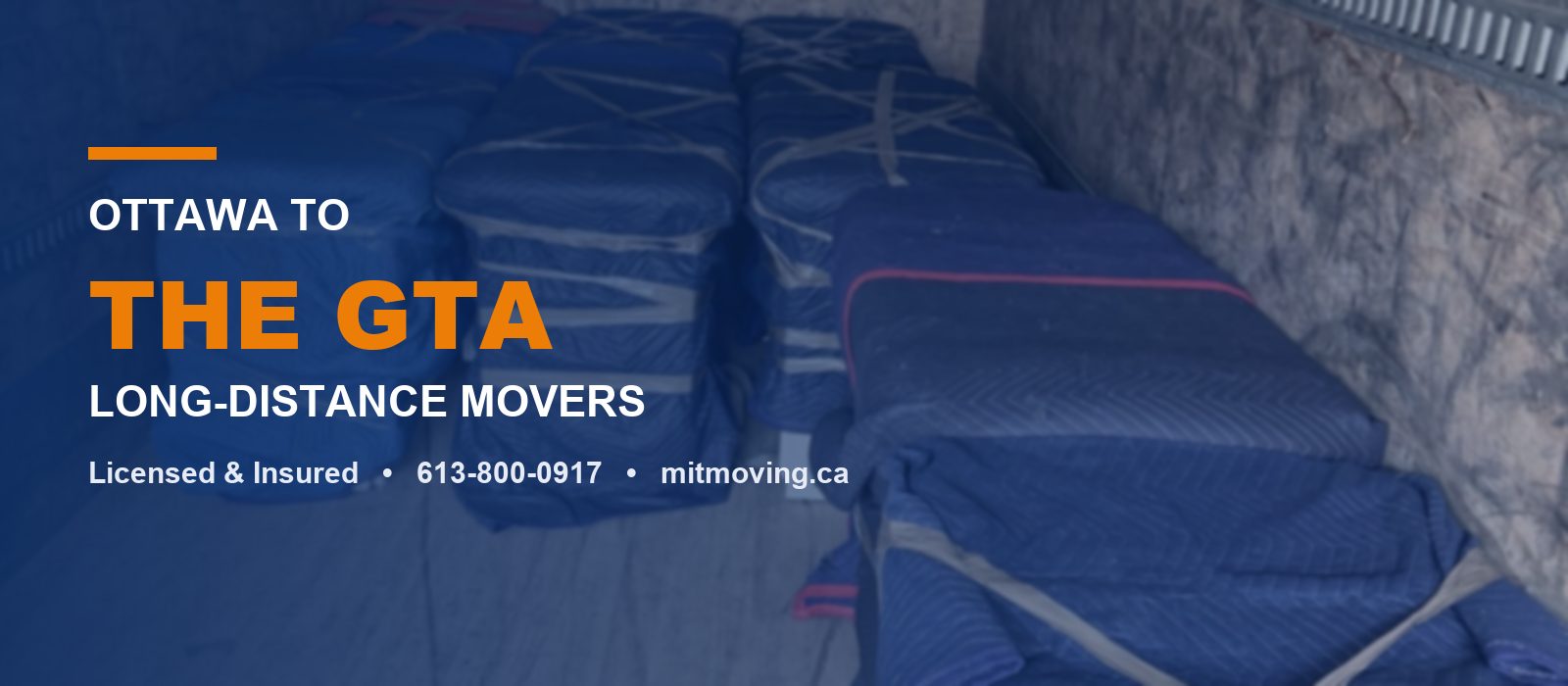 Ottawa to the GTA long-distance movers - Men In Trucks loaded moving truck